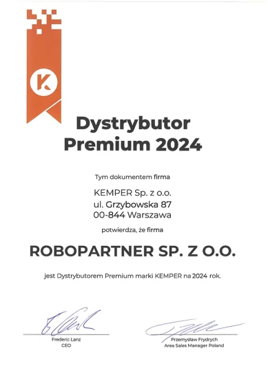 Dystrybutor premium 2024